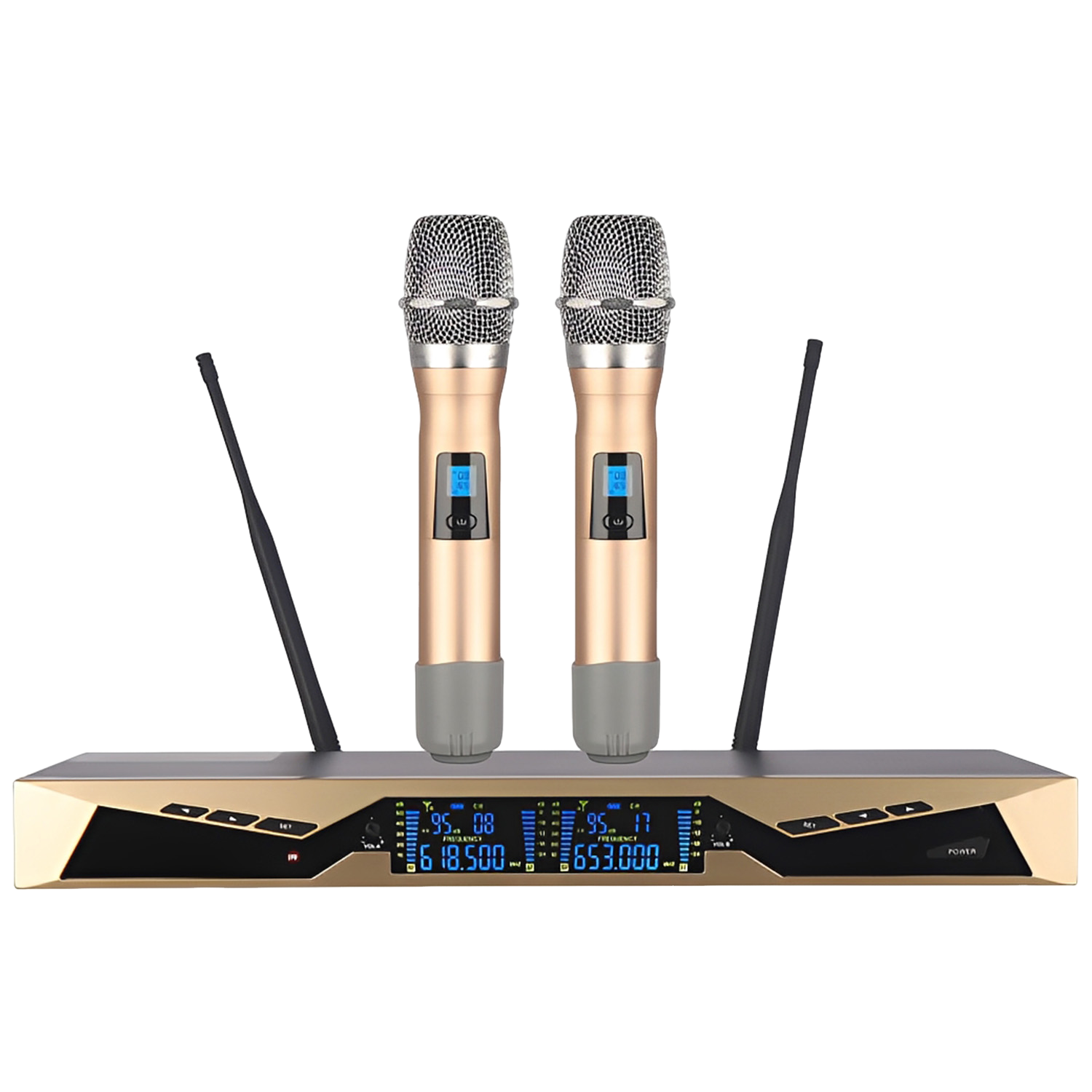ID-532 two channel UHF wireless microphone