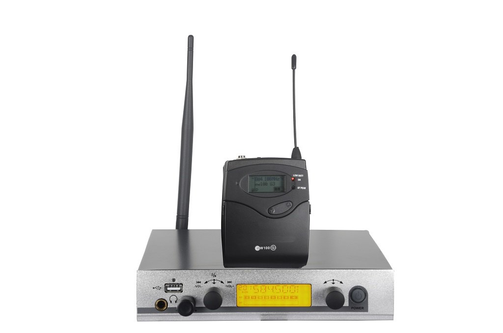 E300G3 wireless in-ear monitor transmitter receiver and earphones
