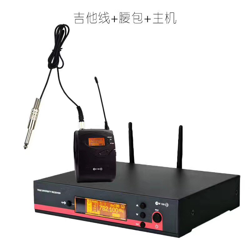 EW100G3 bodypack instrument cable wireless configuration