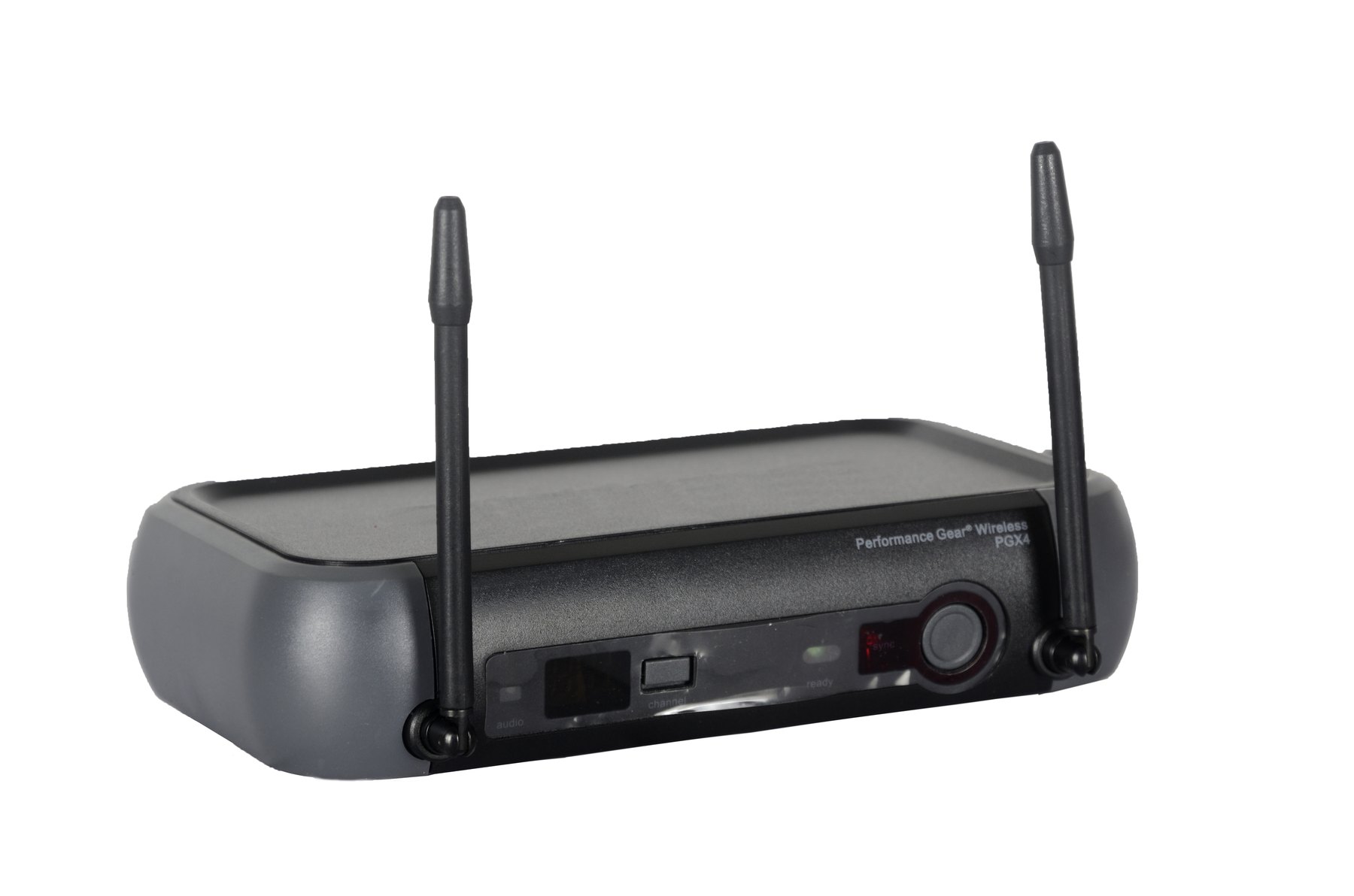 PGX4 wireless microphone receiver angled front view