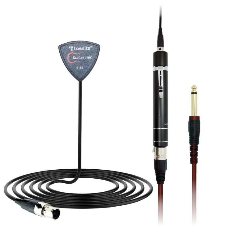 S168 microphone power adapter and quarter inch output system