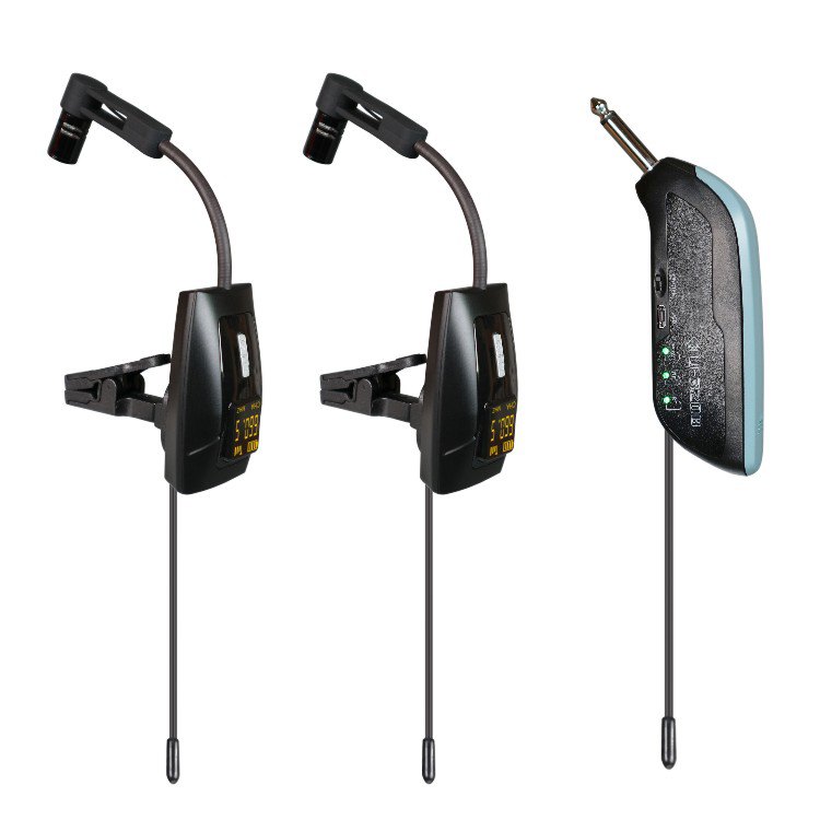 U-320 two clip-on transmitters and plug-in receiver configuration