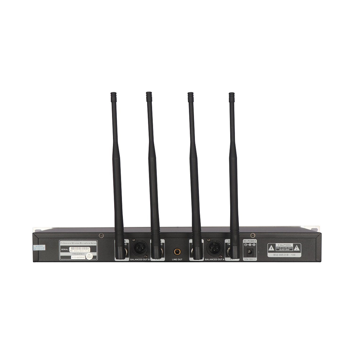 ELEGAUDIO DG-15 dual-channel true-diversity uhf wireless microphone system