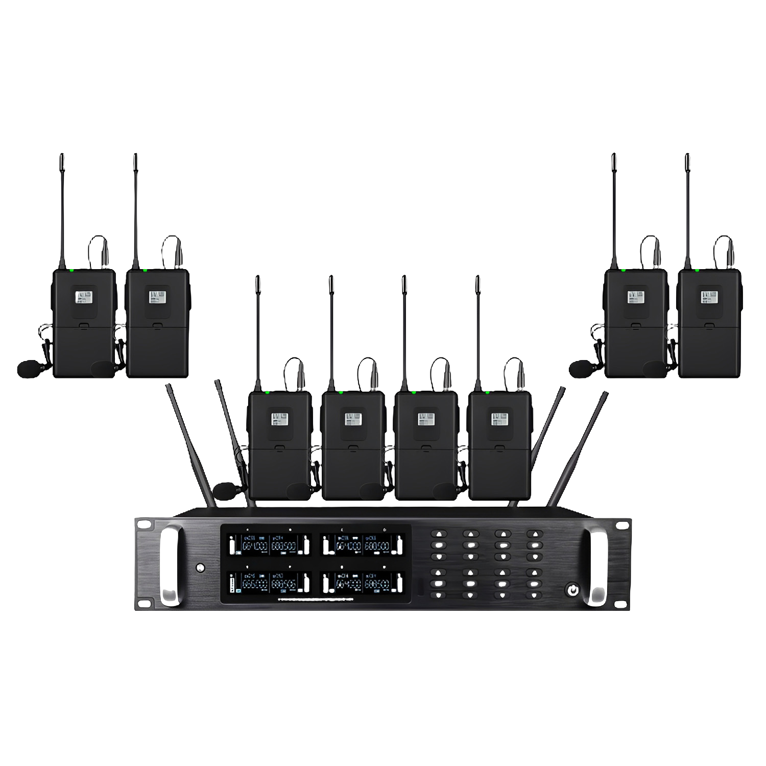 K8008 8 Channels UHF Wireless Microphone