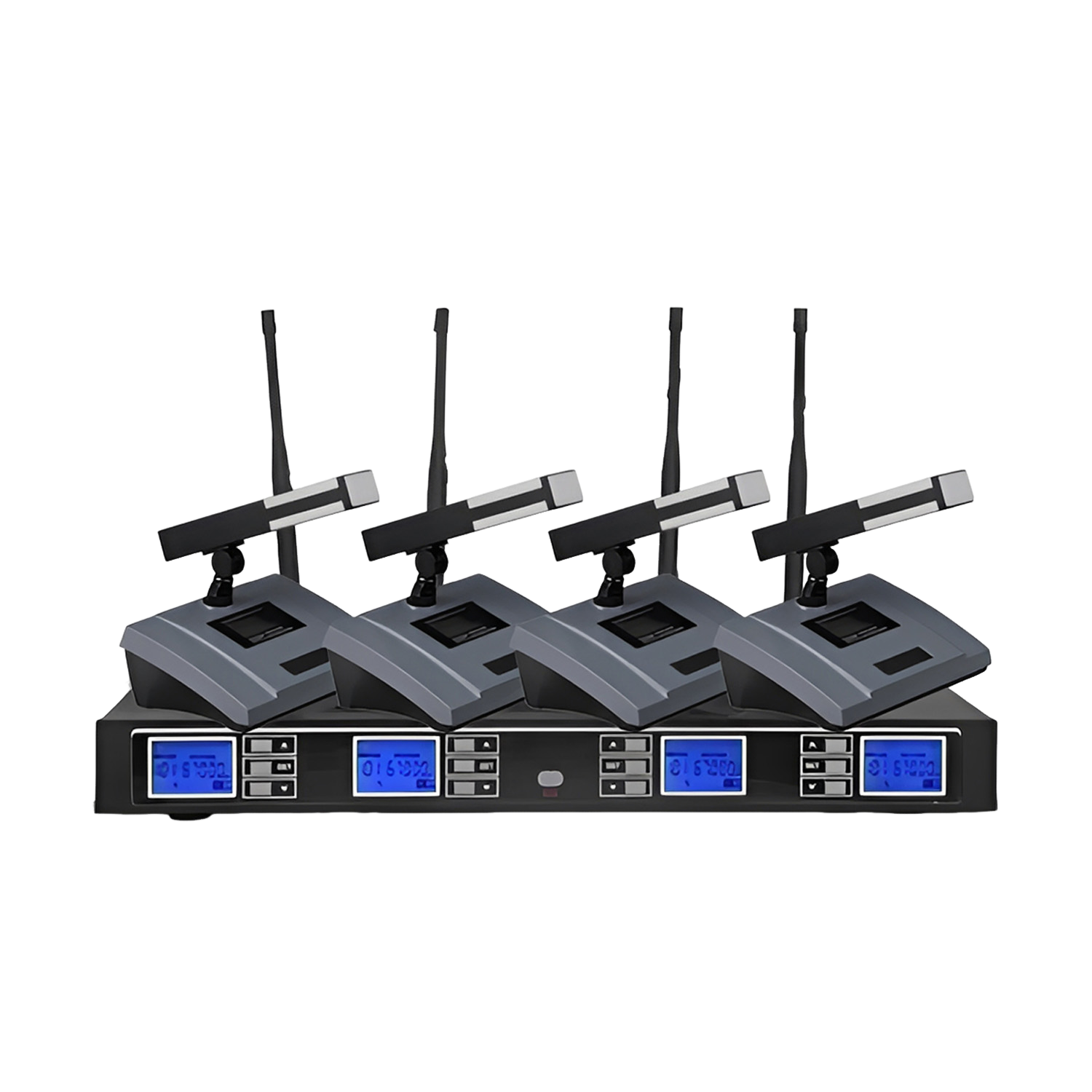 GR-8840A UHF One Drag Four Conference Wireless Microphone