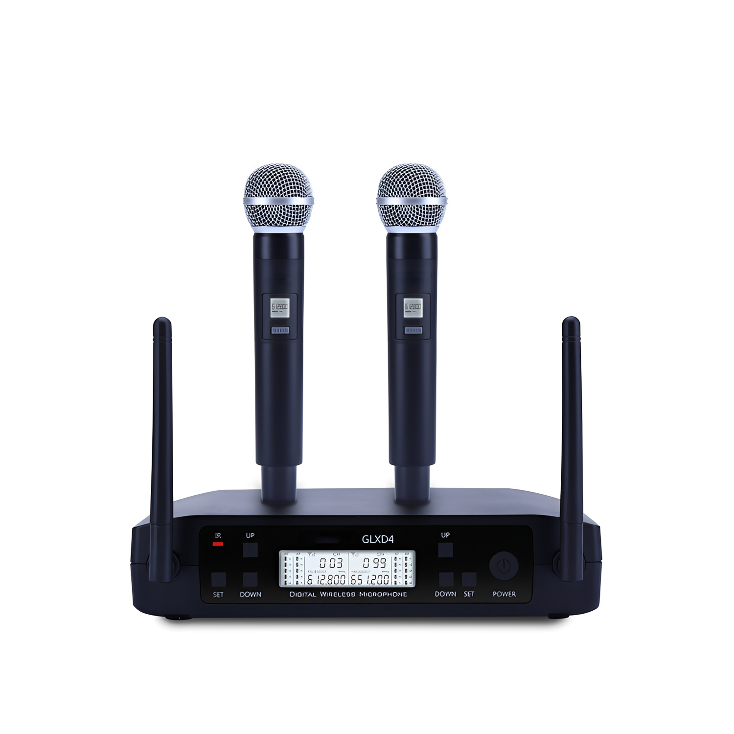 ELEGAUDIO UK-8600 one-receiver/two-handheld uhf system