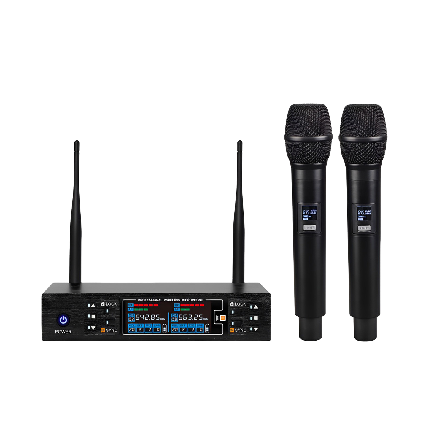 K-250EQ With Effect 2 Channel Wireless Microphone