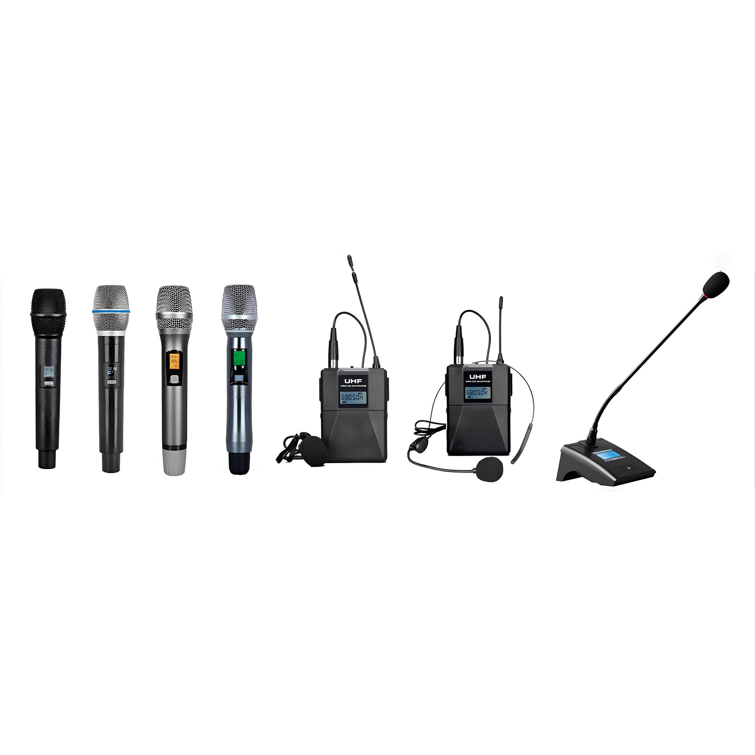 ELEGAUDIO K-250EQ dual-channel uhf system with effects
