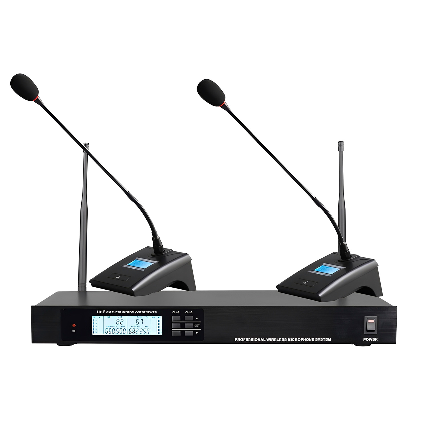 ELEGAUDIO K-230S dual-channel adjustable-frequency uhf system