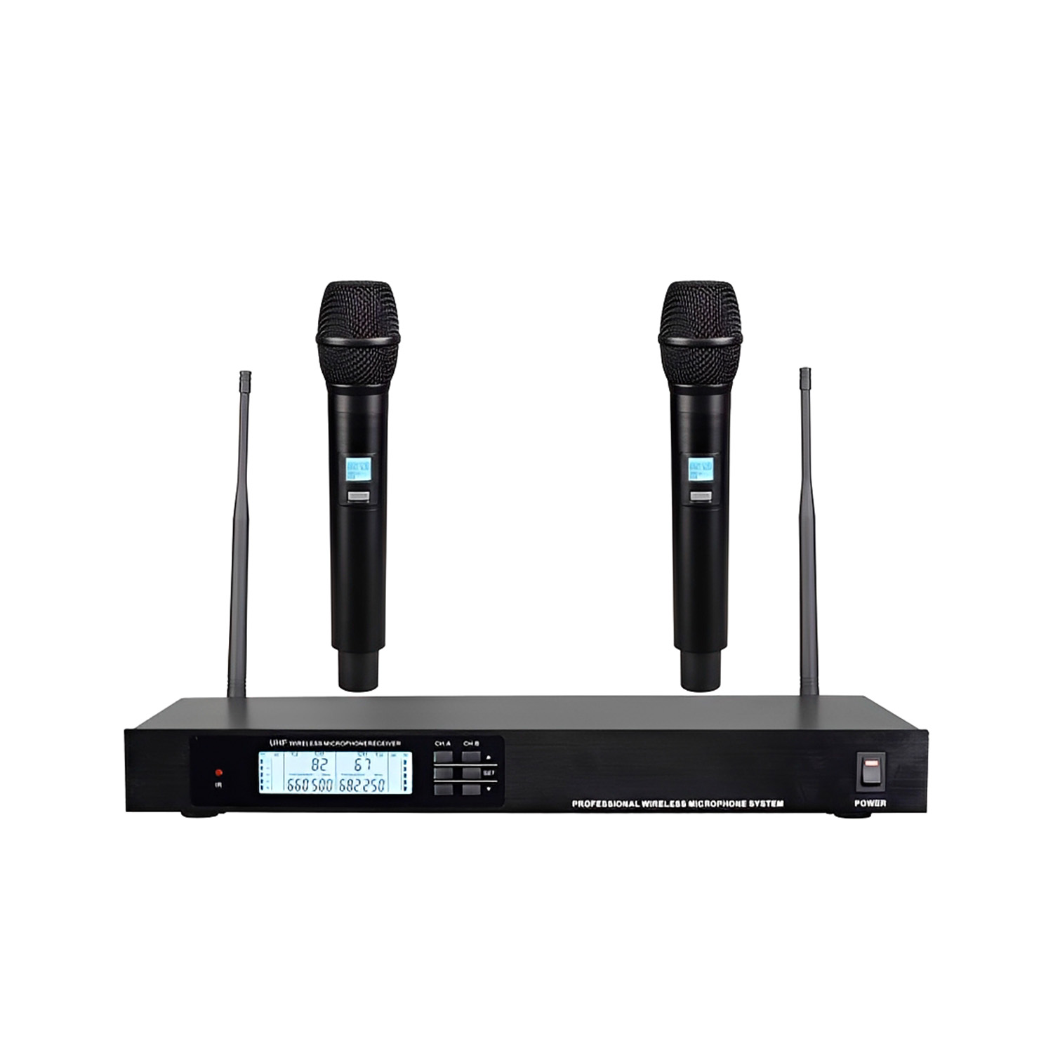 ELEGAUDIO K-230S dual-channel adjustable-frequency uhf system