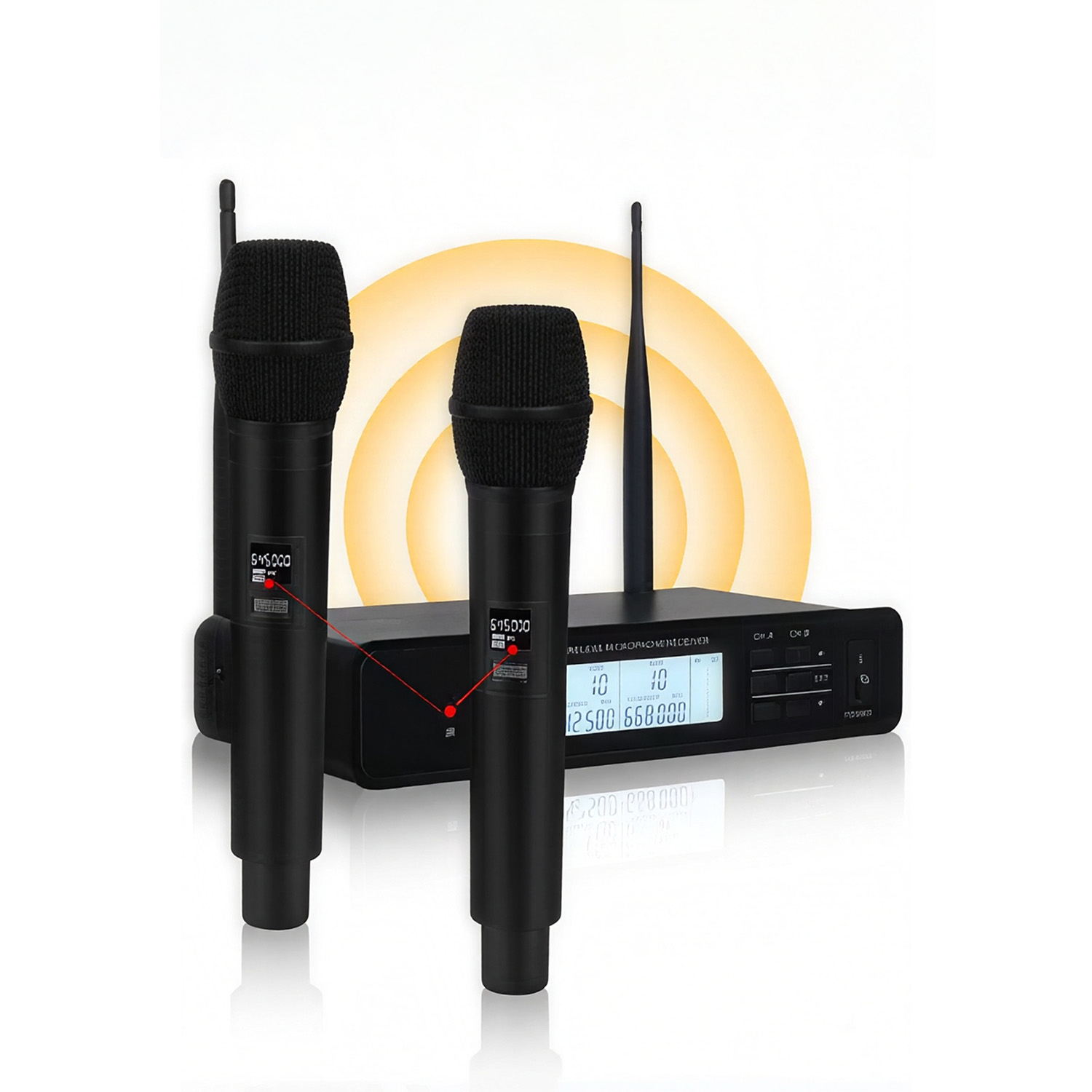 ELEGAUDIO K-230U dual-channel adjustable-frequency uhf system