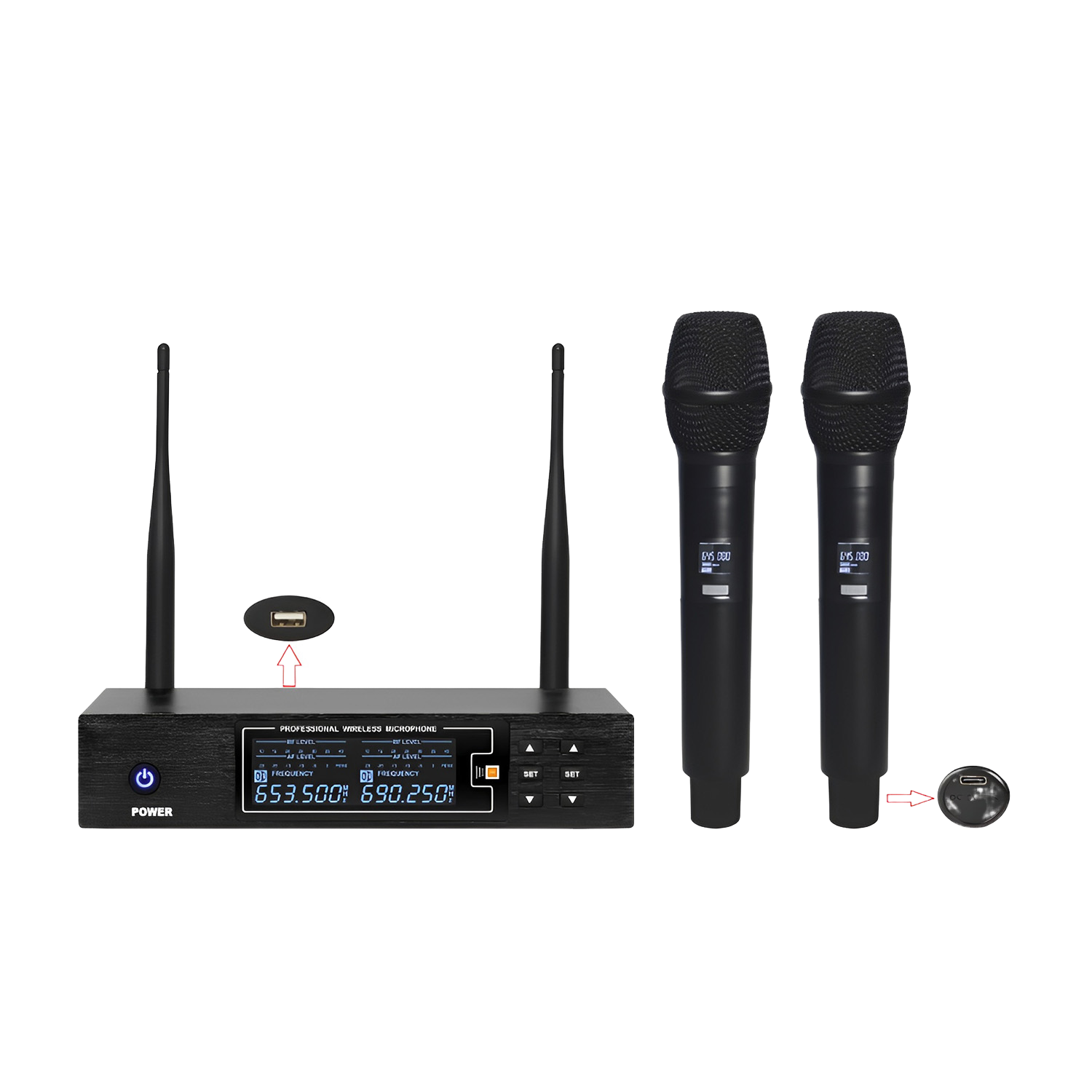 K-280 2 Channel Wireless Microphone