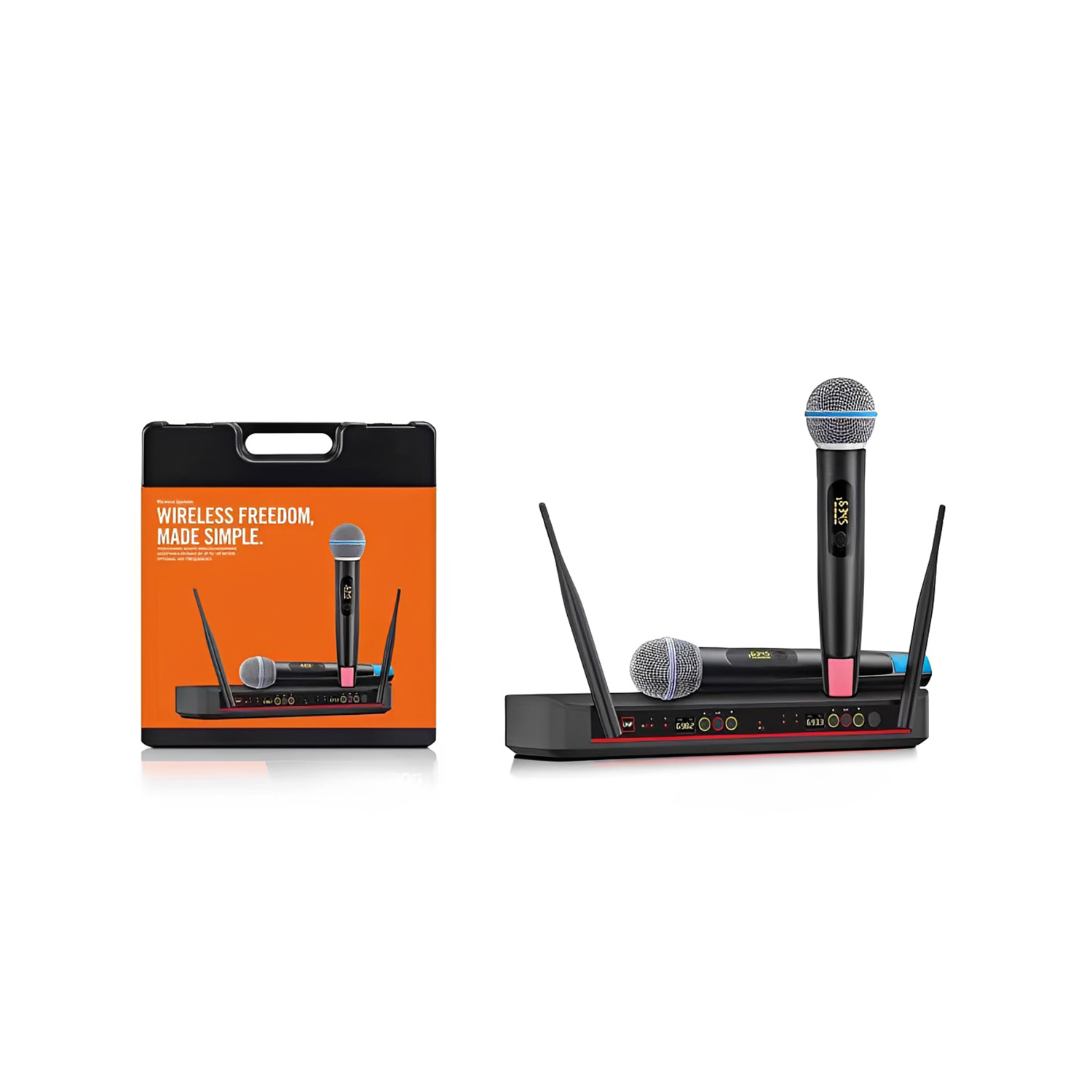 ELEGAUDIO BL288 2-channel dsp scanning uhf system