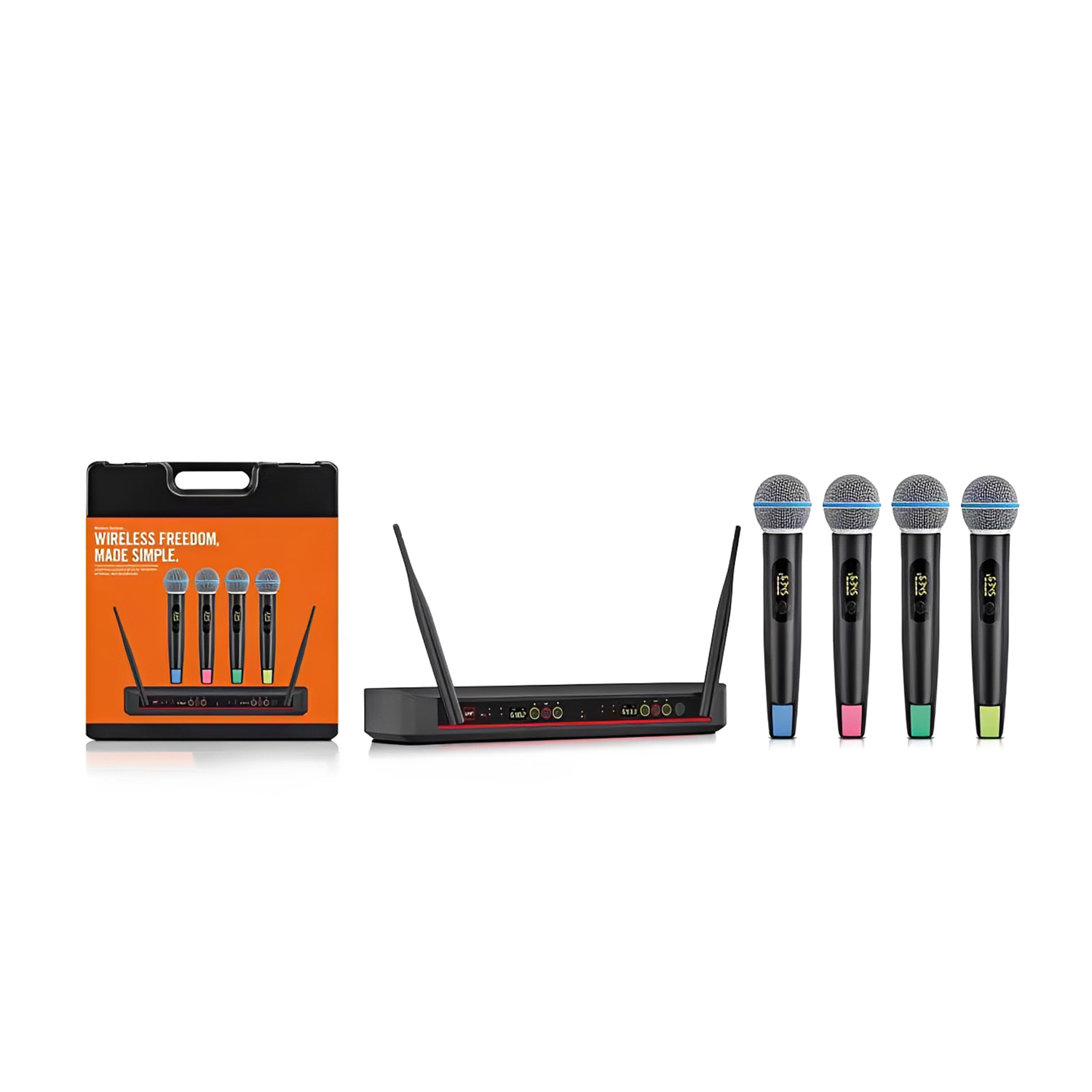 ELEGAUDIO BL488 4-channel dsp scanning uhf system