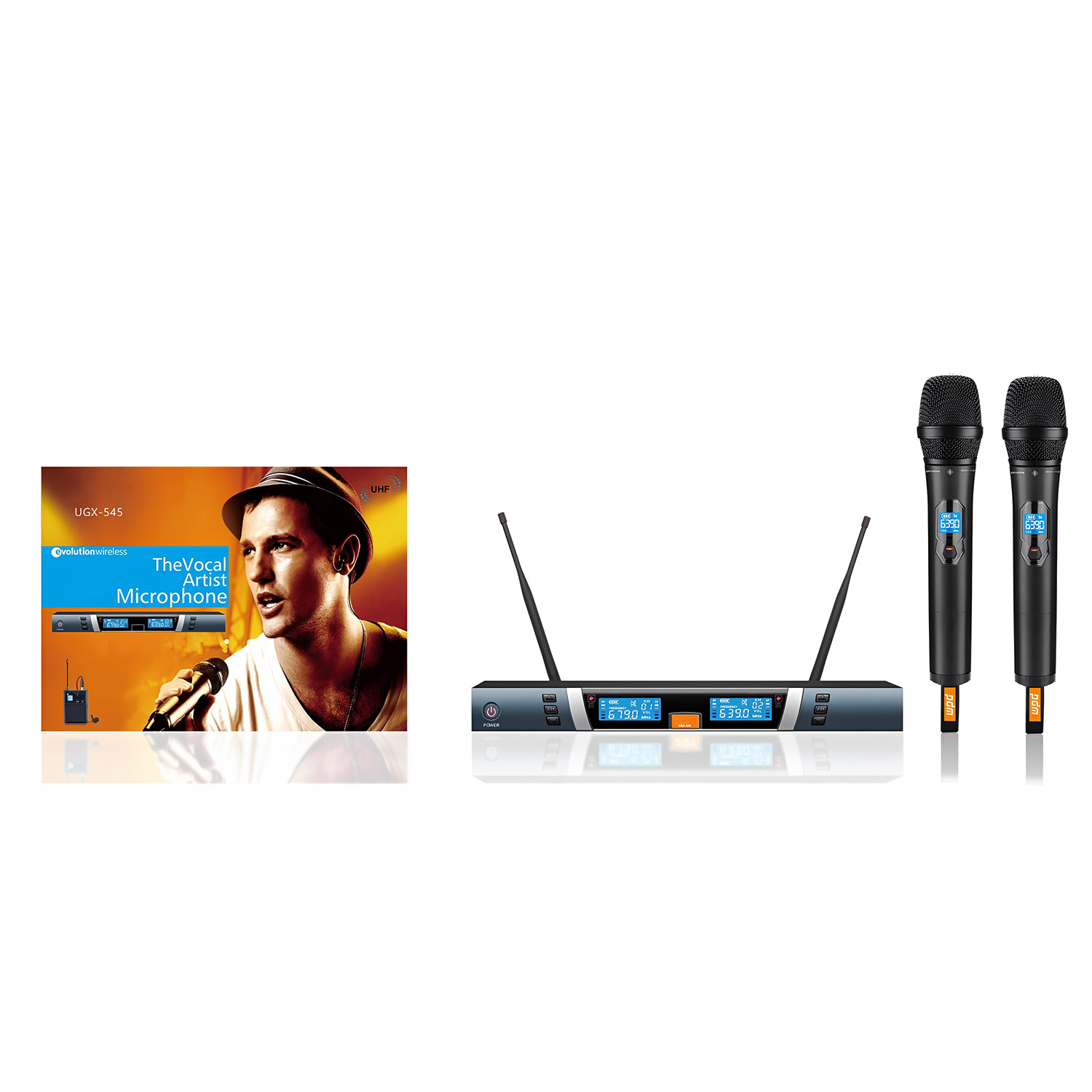 ELEGAUDIO KMC10 professional rackmount uhf wireless microphone system