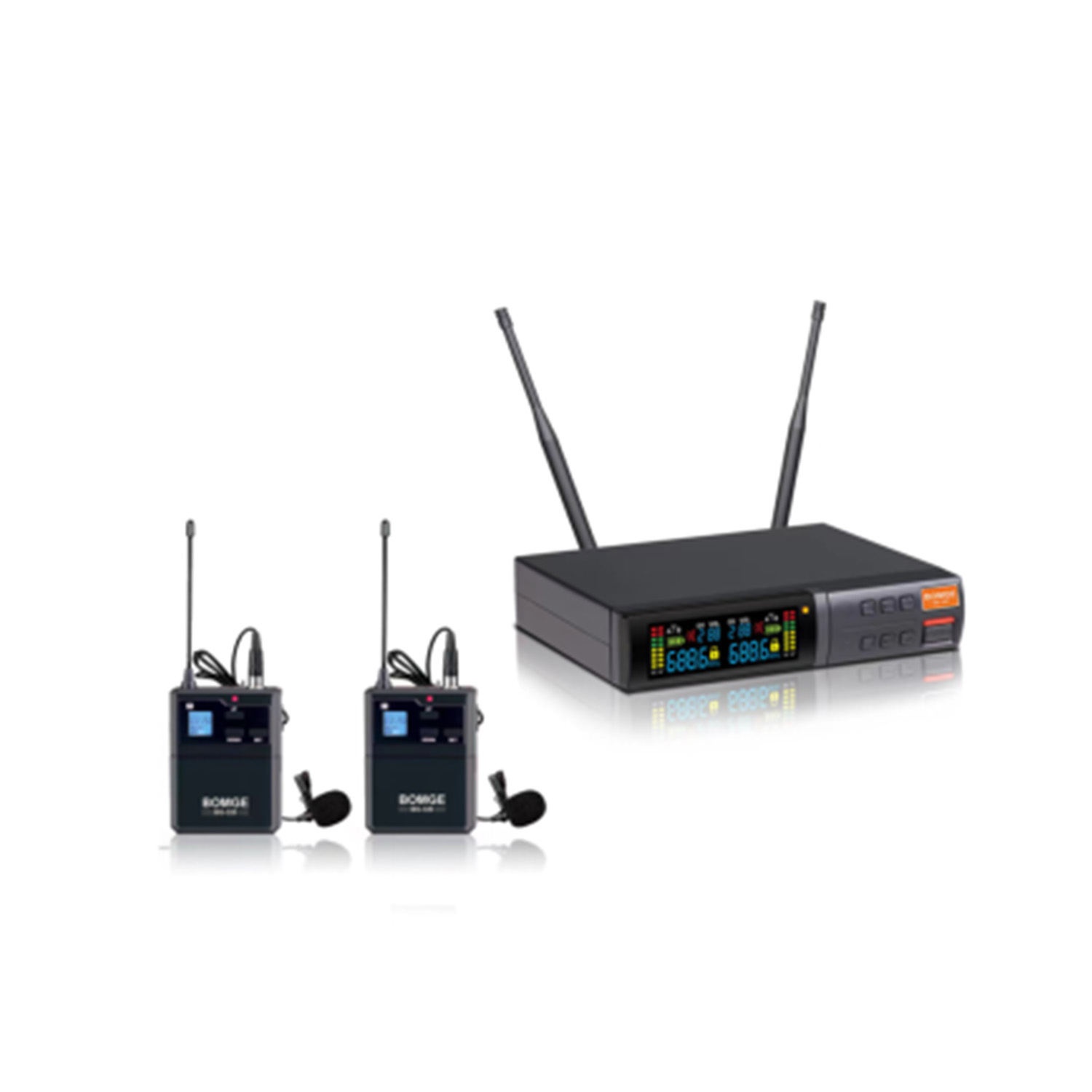 ELEGAUDIO BG-320T professional rackmount uhf wireless microphone system