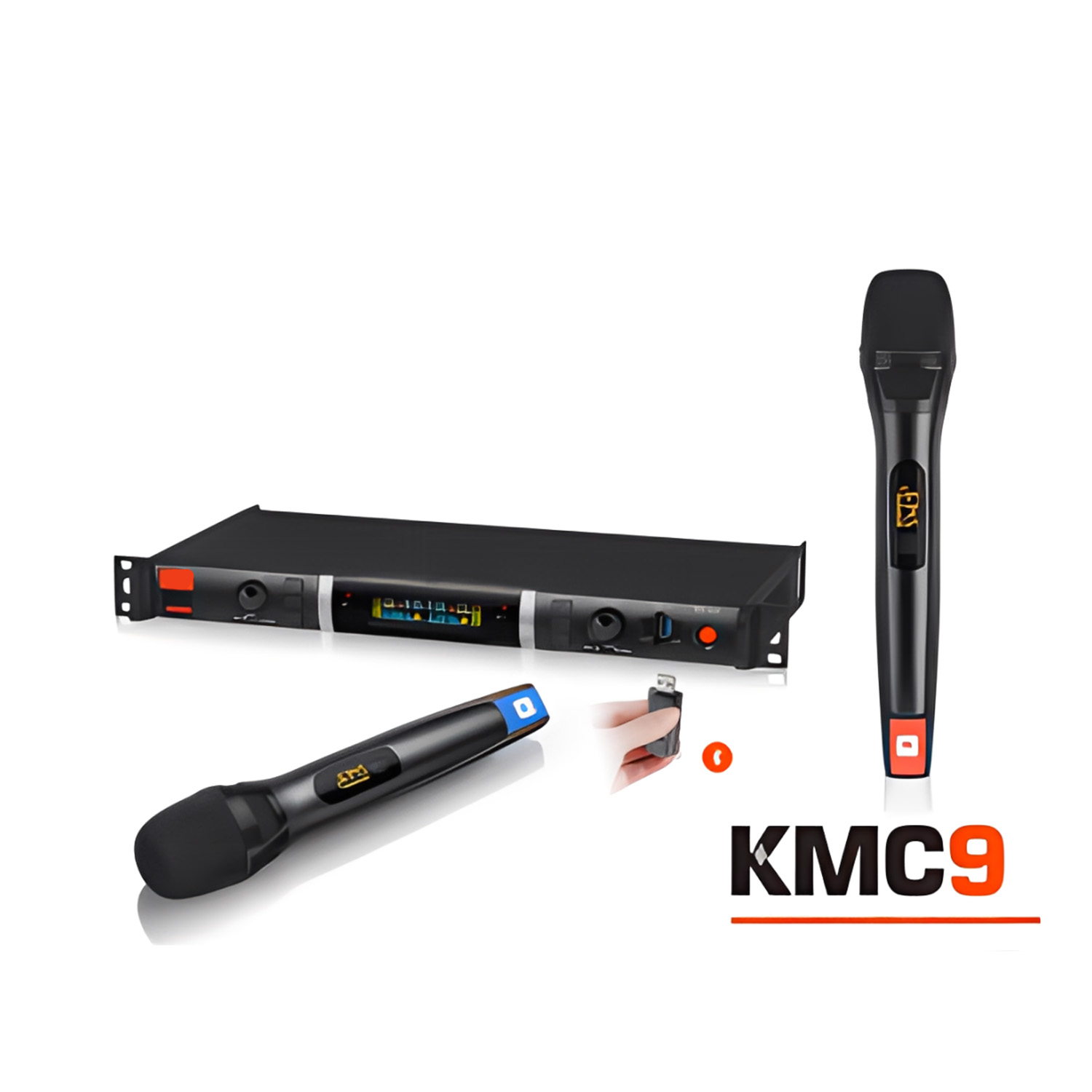 ELEGAUDIO KMC9 rechargeable professional uhf wireless microphone system