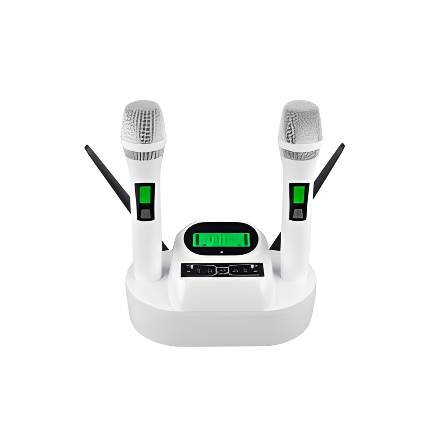 ELEGAUDIO YT-200 dual-channel uhf wireless charging microphone system