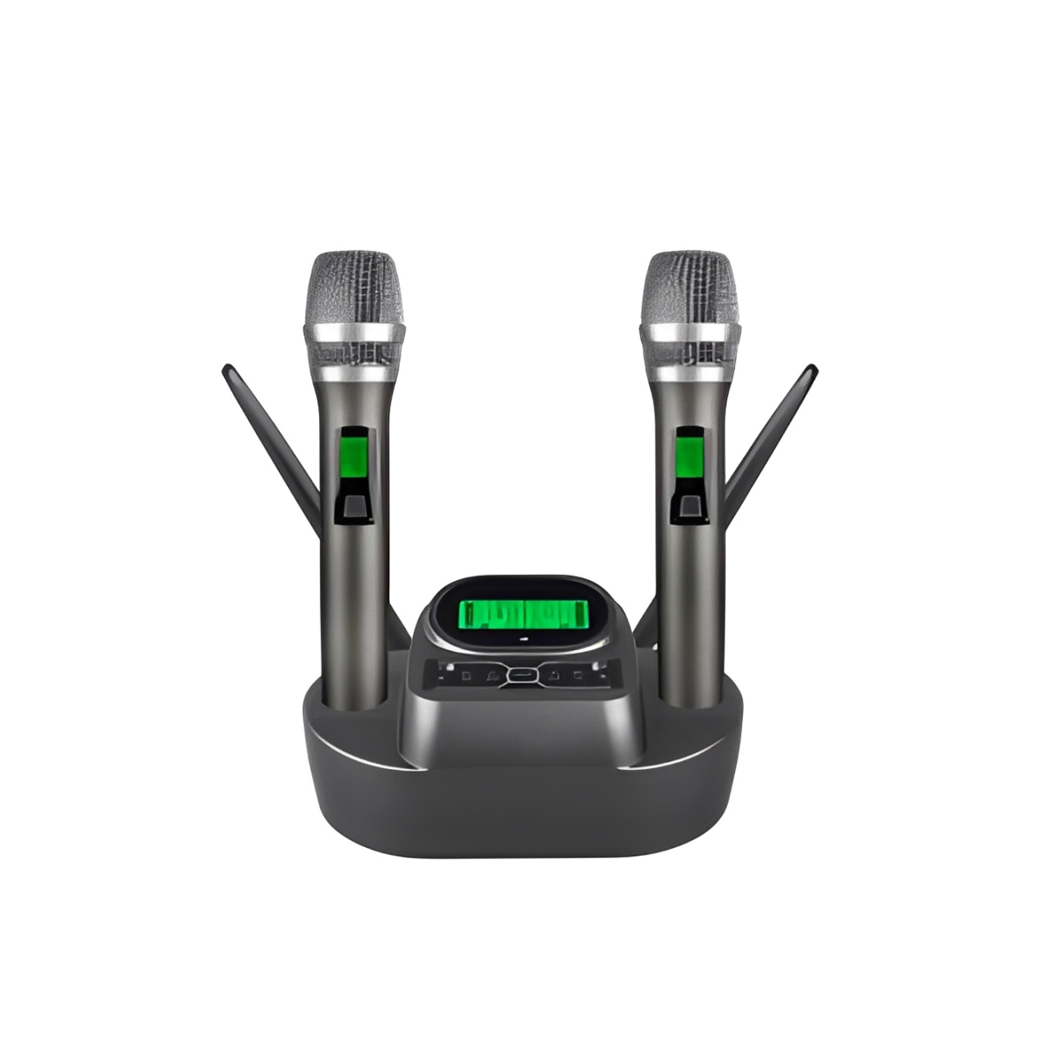 ELEGAUDIO YT-200 dual-channel uhf wireless charging microphone system