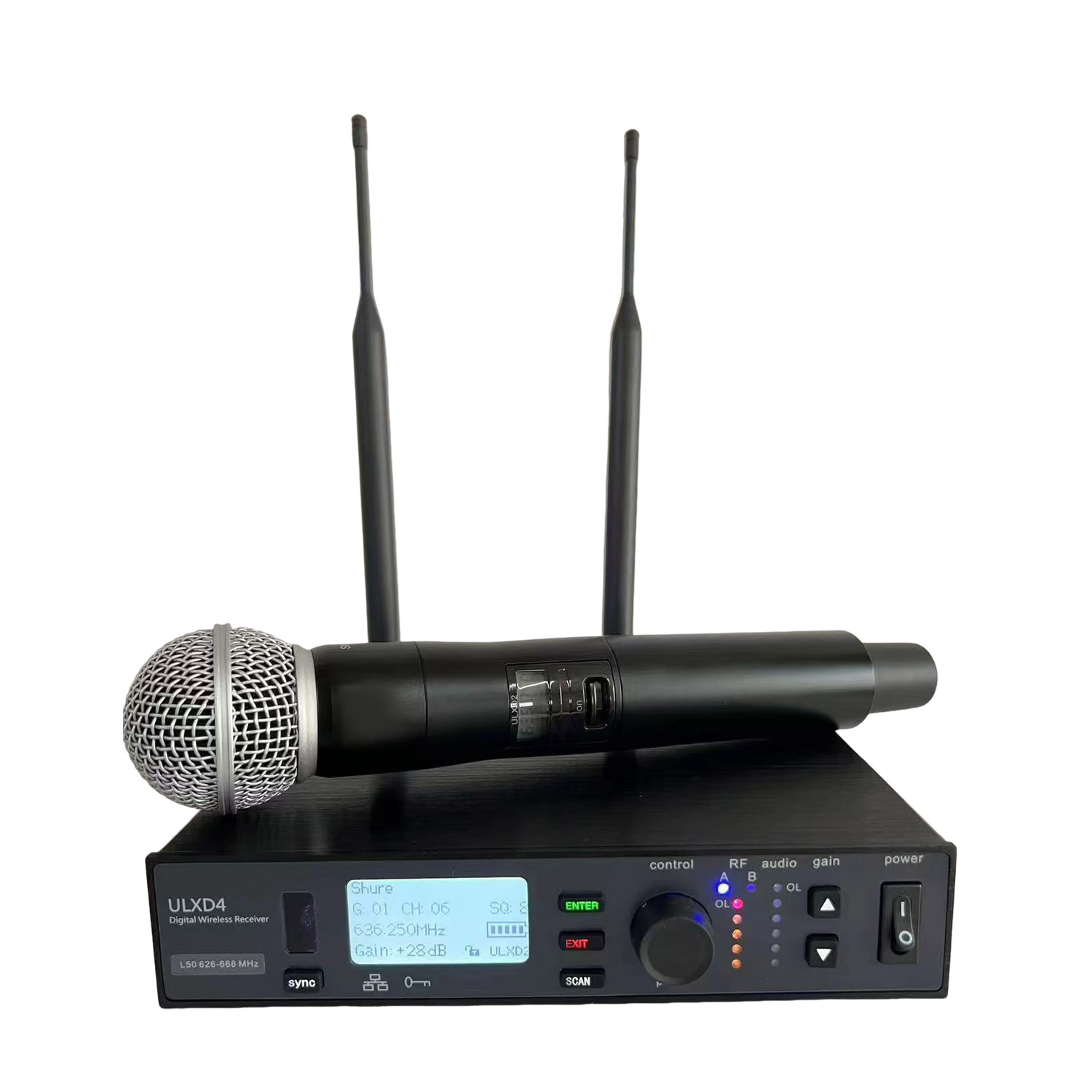 ELEGAUDIO ULXD4 networked encrypted digital wireless receiver