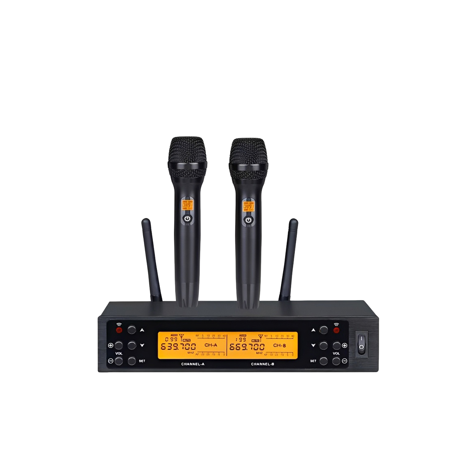 8660 Hands Holding Wireless Microphone