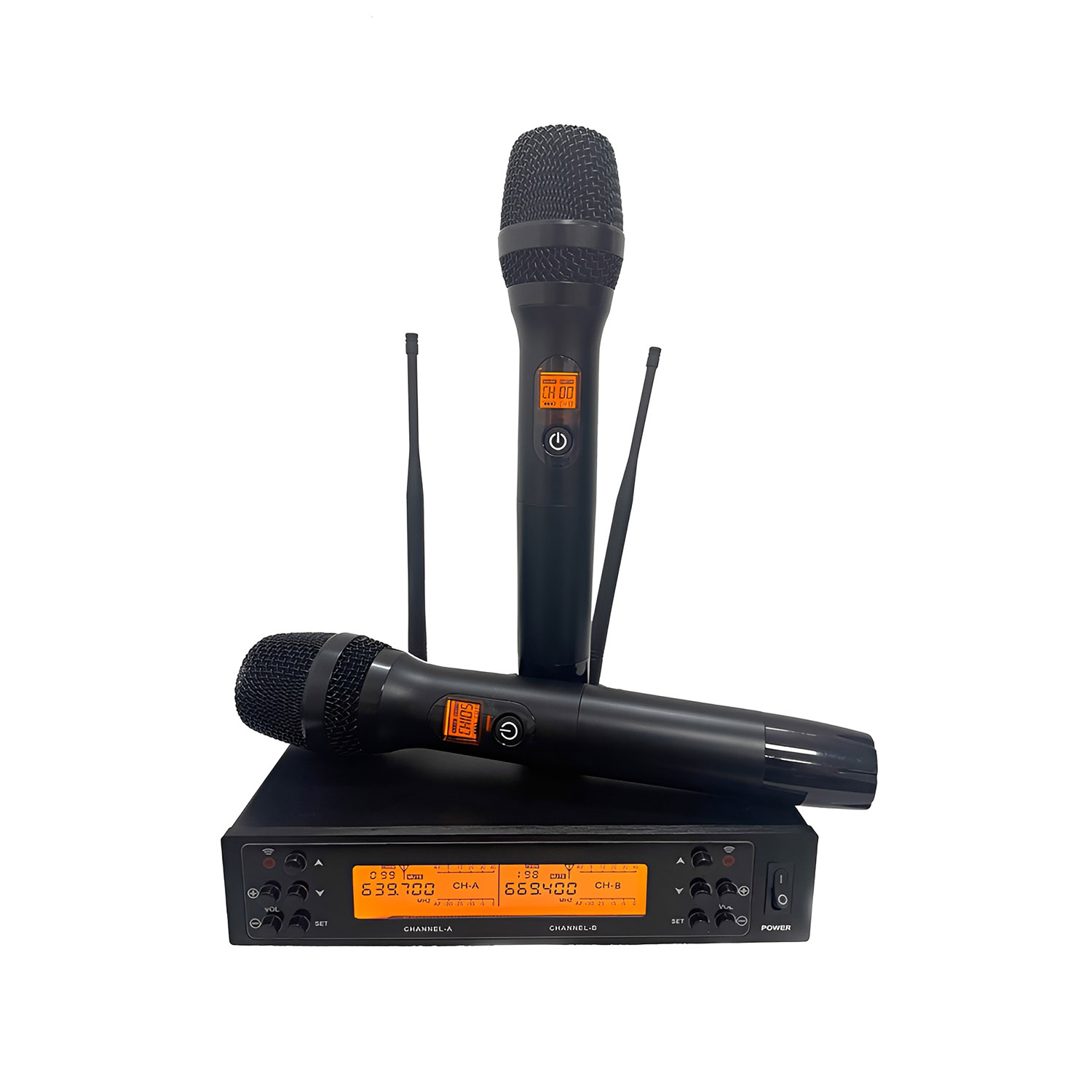 ELEGAUDIO LK-220 dual-channel 200-frequency uhf system