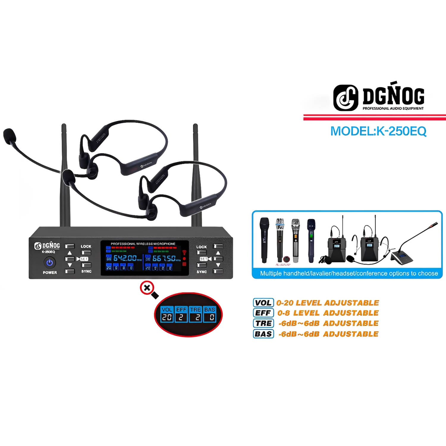 ELEGAUDIO HL-01 secure-fit earhook wireless microphone