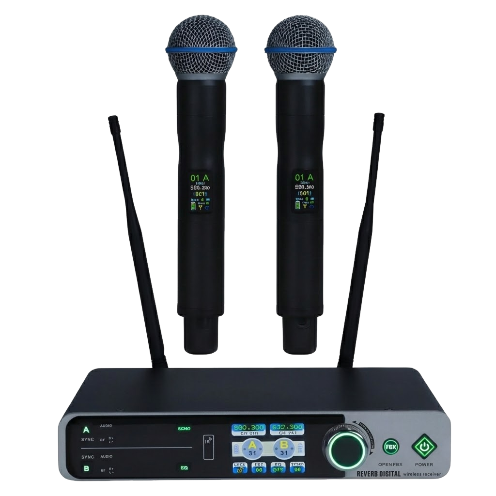 DL-300EQ 2-Channels Wireless Microphone System