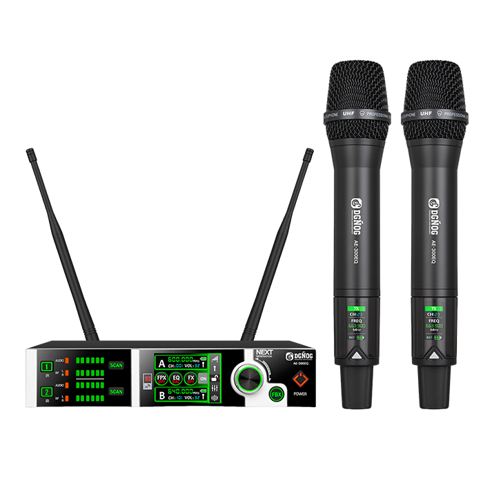 AE-300EQ 2-Channel Wireless Microphone System
