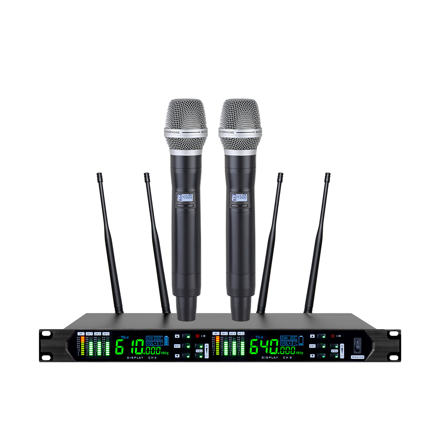 ELEGAUDIO M680 2-channel dual-channel uhf system
