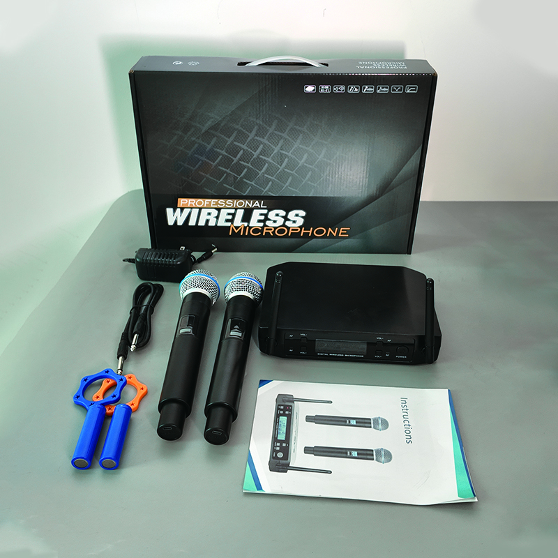 ELEGAUDIO LY-25U long-range dual-channel digital wireless microphone system
