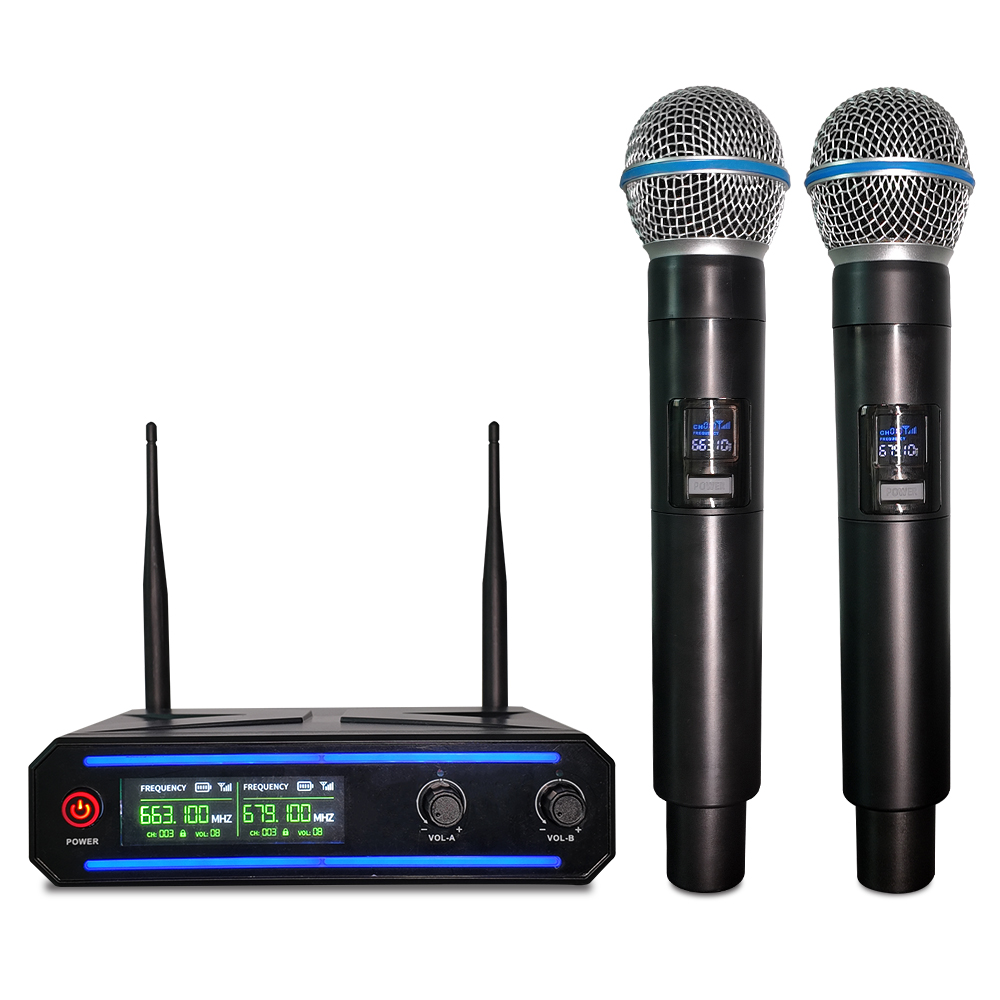 ELEGAUDIO LY-26U long-range dual-channel digital wireless microphone system