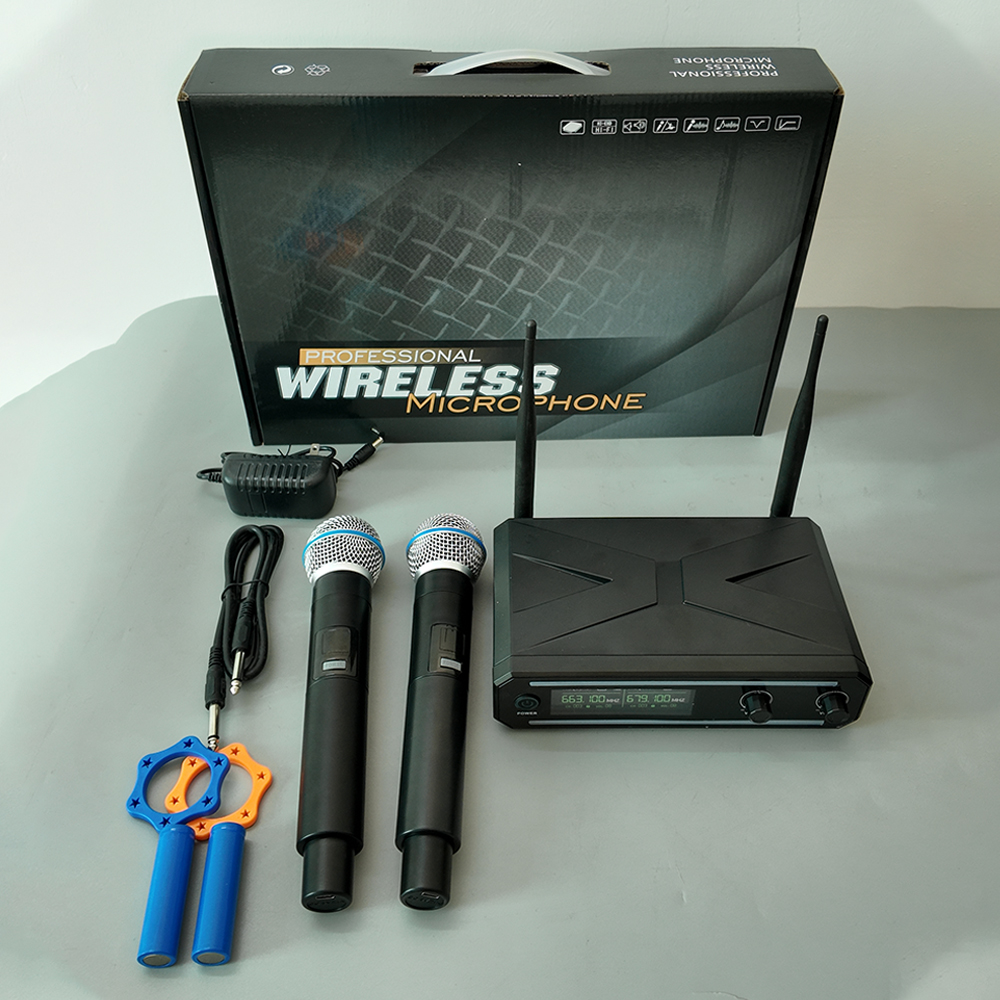 ELEGAUDIO LY-26U long-range dual-channel digital wireless microphone system