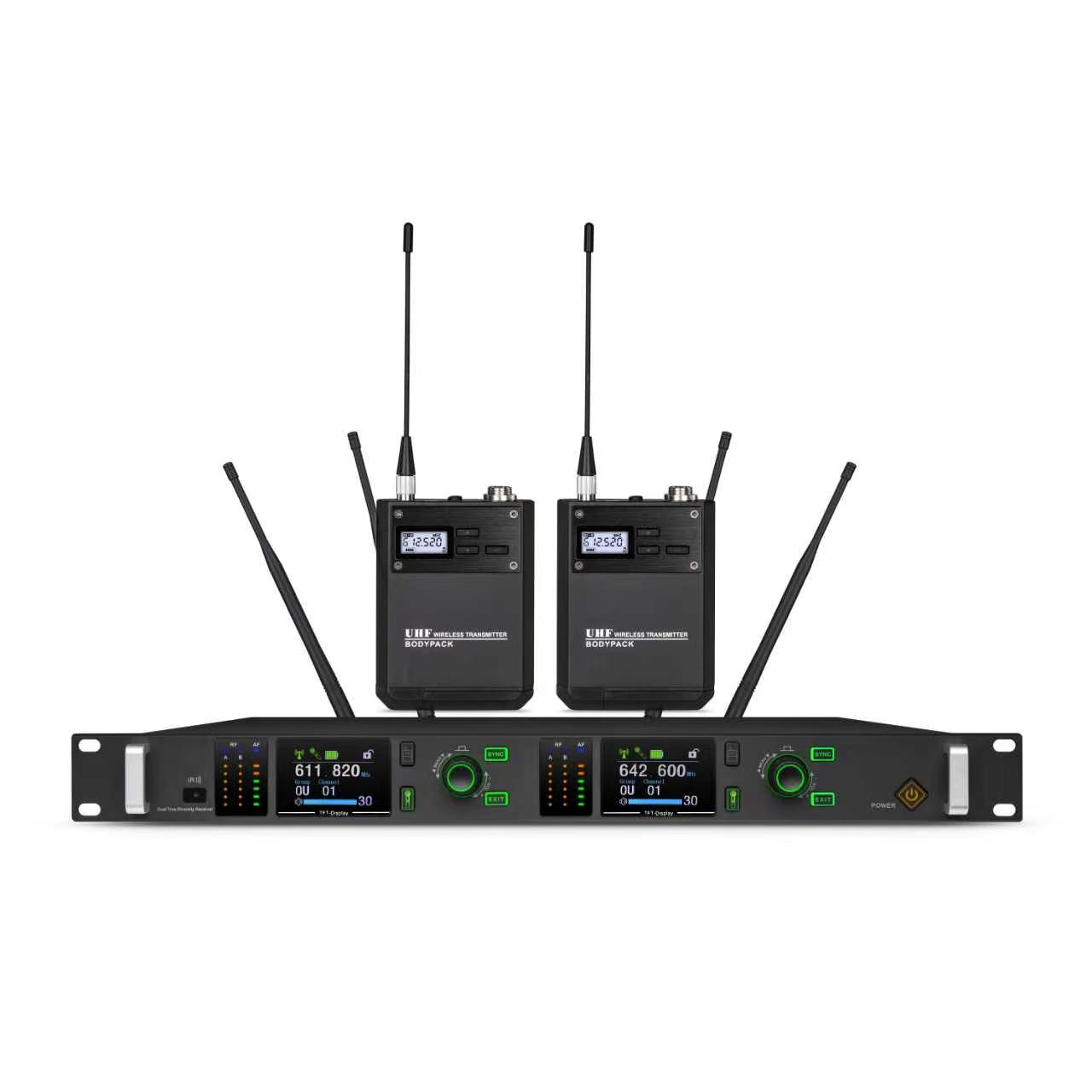 ELEGAUDIO EW-400 professional wideband wireless microphone system