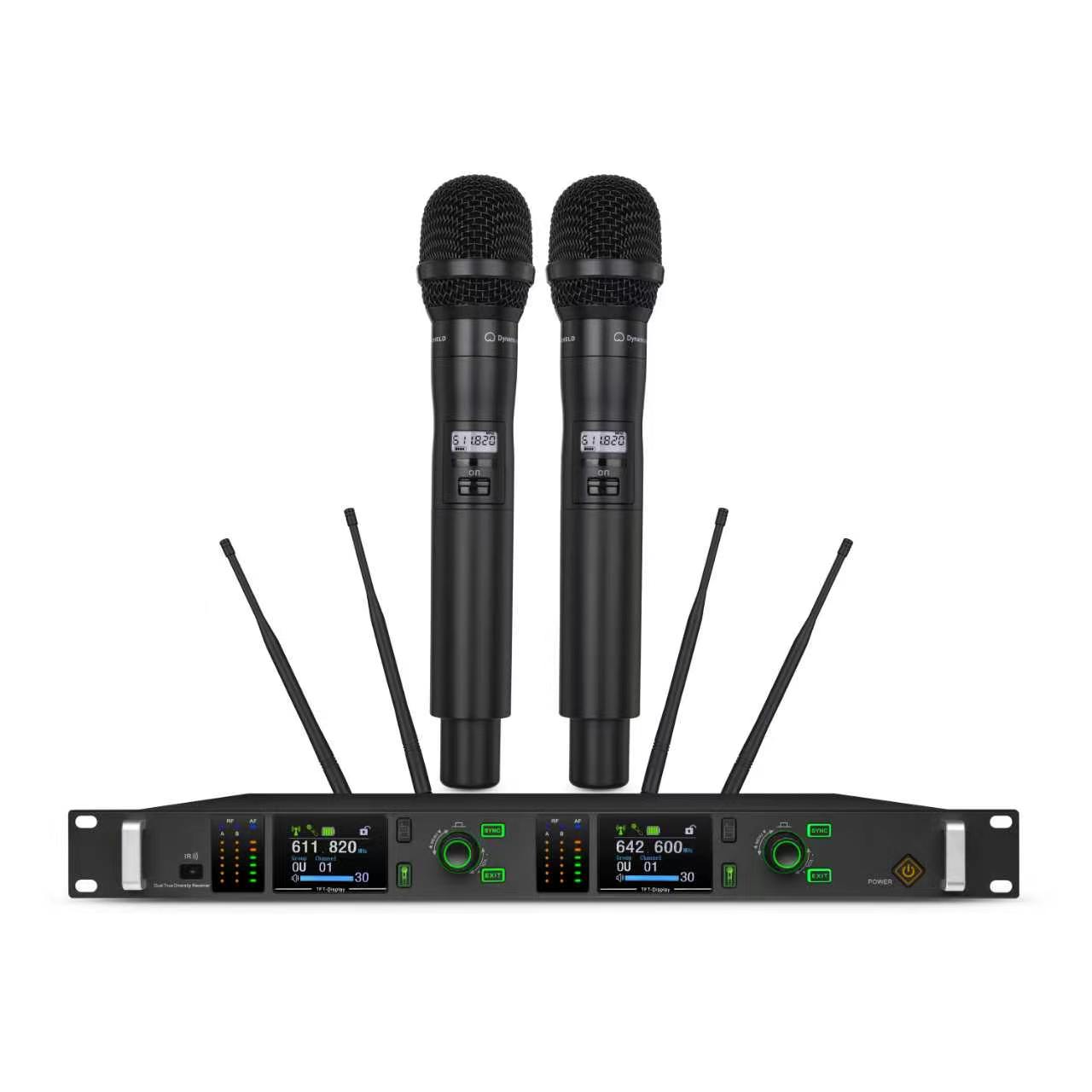 ELEGAUDIO EW-400 professional wideband wireless microphone system