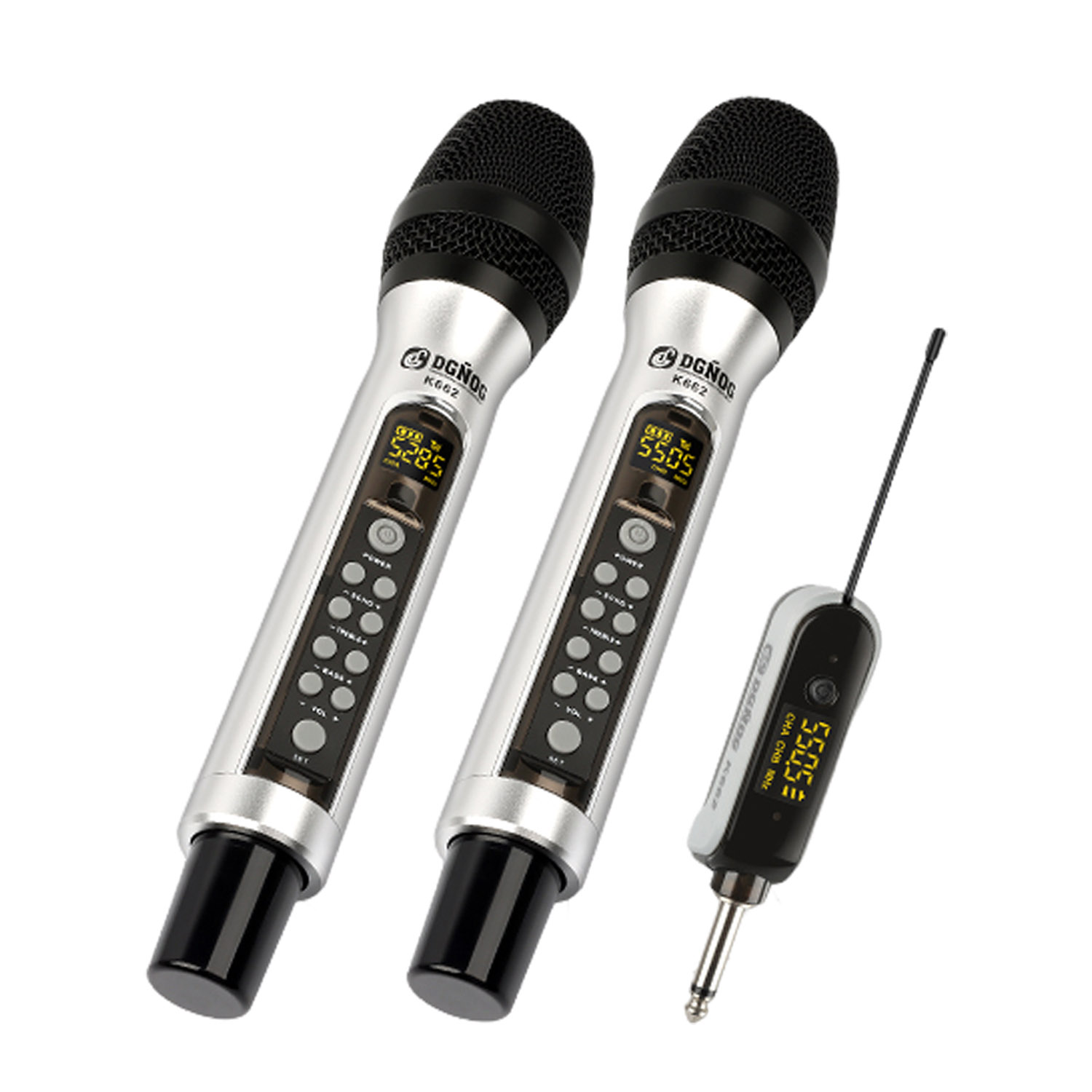 ELEGAUDIO K662 dual-handheld echo uhf system