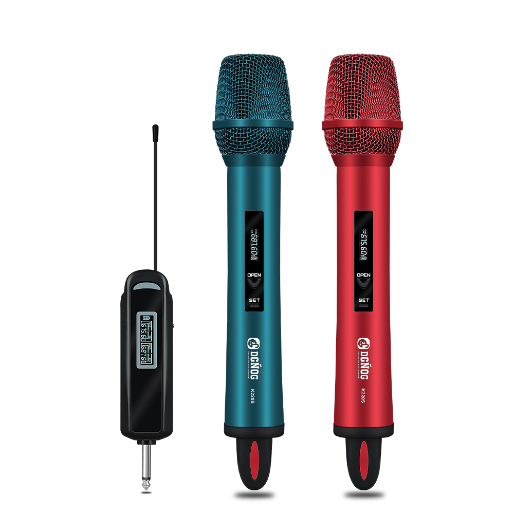 ELEGAUDIO K220S dual-handheld rechargeable uhf system