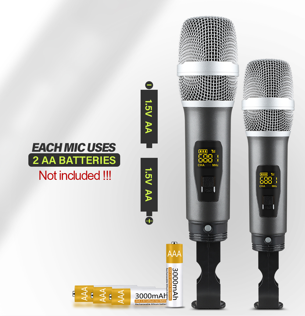 ELEGAUDIO MK204 four-channel handheld uhf system