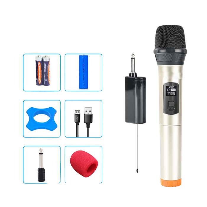 W1 Gold UHF Wireless Microphone