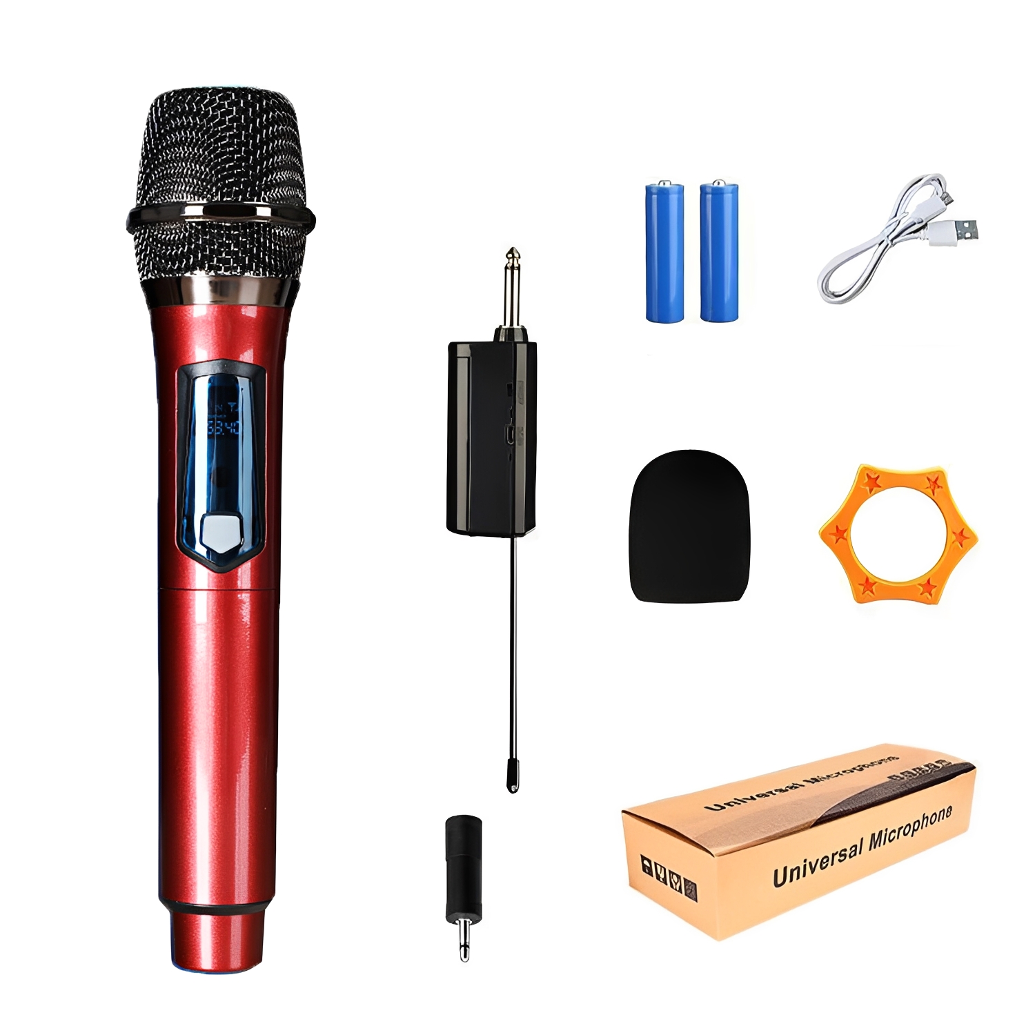 ELEGAUDIO 108 Charge rechargeable uhf wireless microphone system
