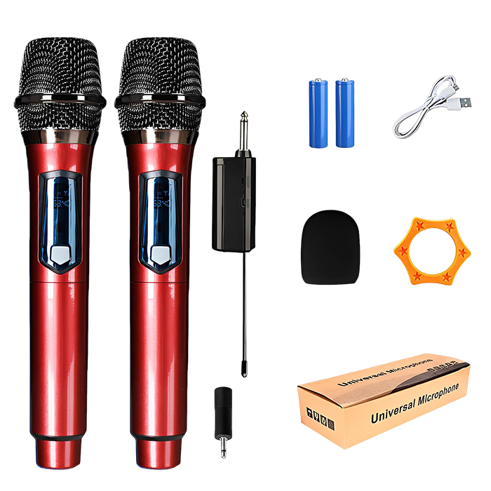 108 Charging Dual Wireless Microphone