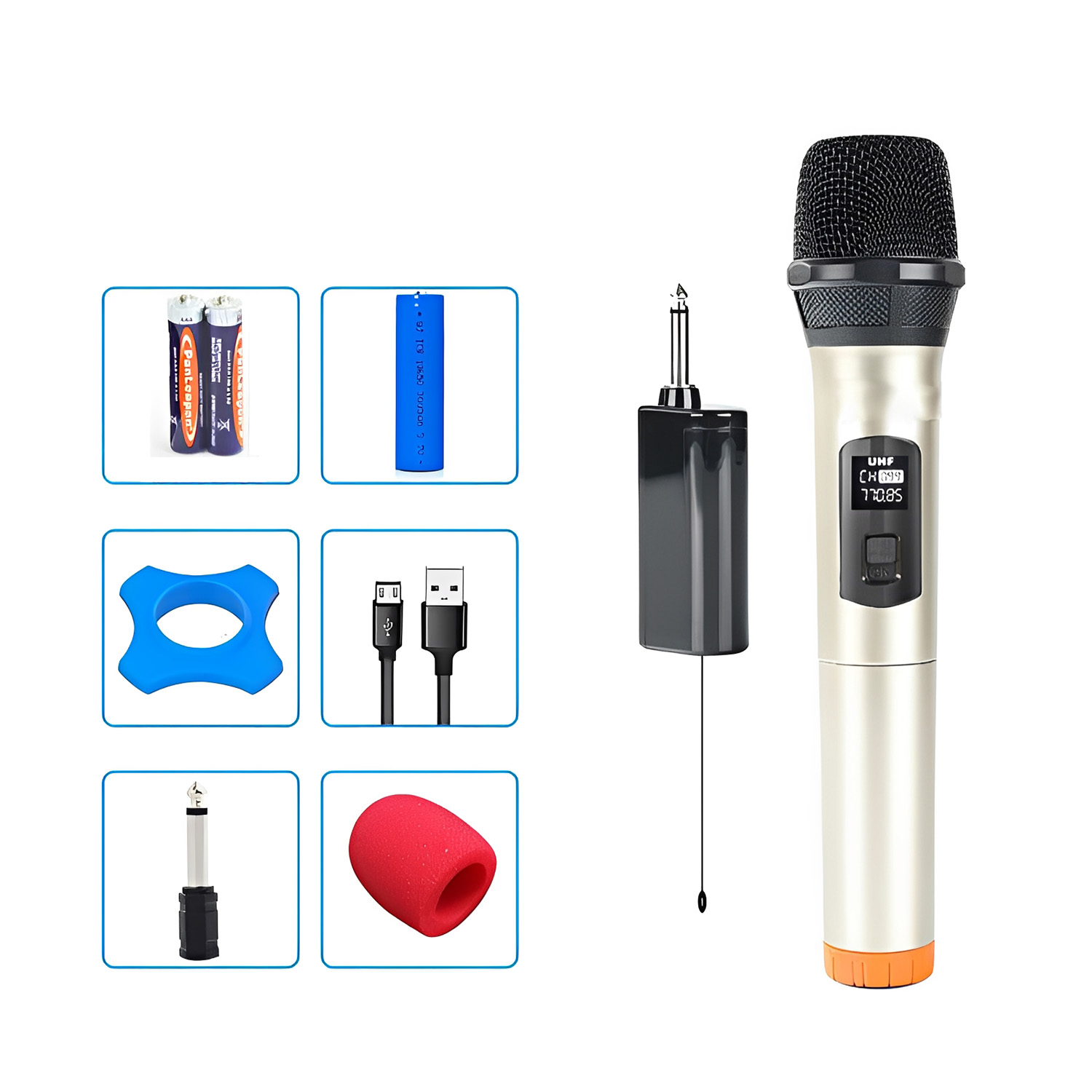 ELEGAUDIO U-W1G 104 one-receiver/one-microphone system