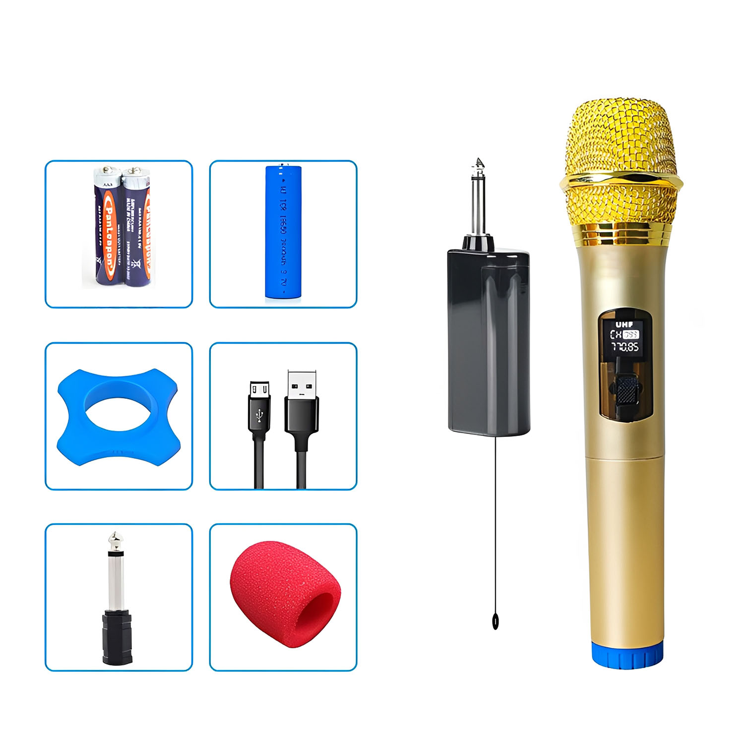 ELEGAUDIO U-W1GG 104 one-receiver/one-microphone system