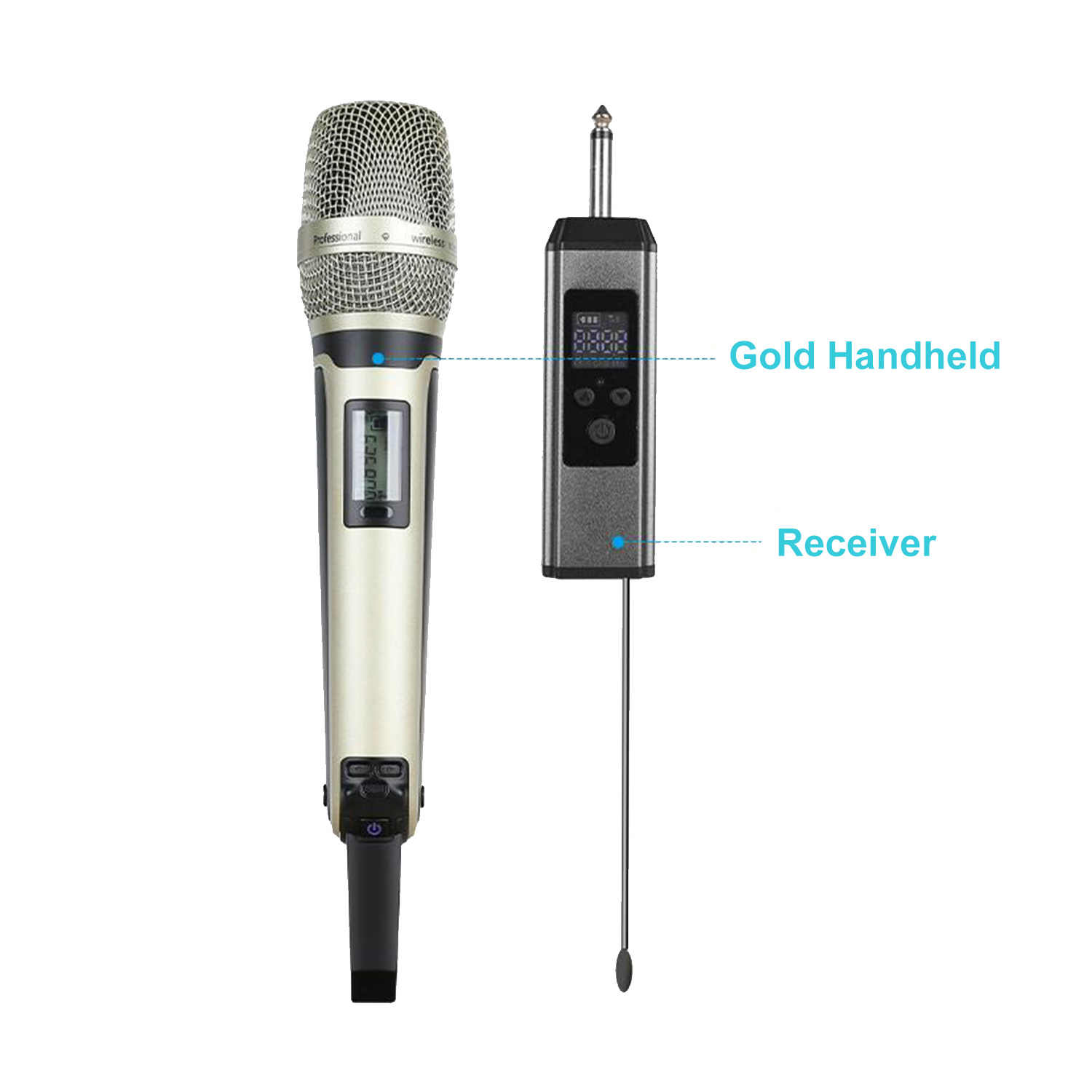 ELEGAUDIO A-SKM9000A one-receiver/one-microphone system