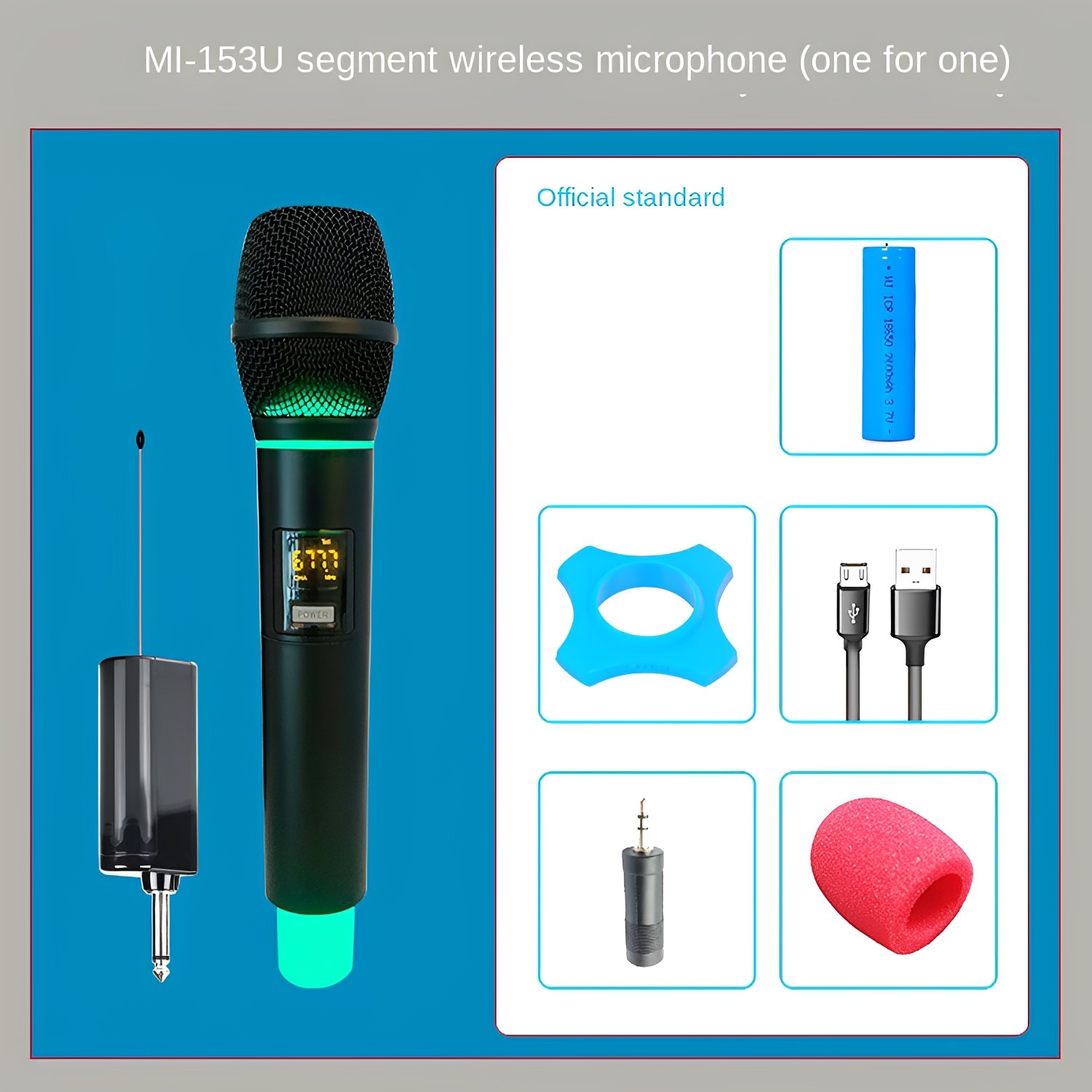ELEGAUDIO MI-153A one-receiver/one-microphone system