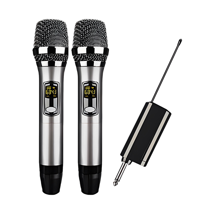 W4B Wireless Microphone Held in Both Hands