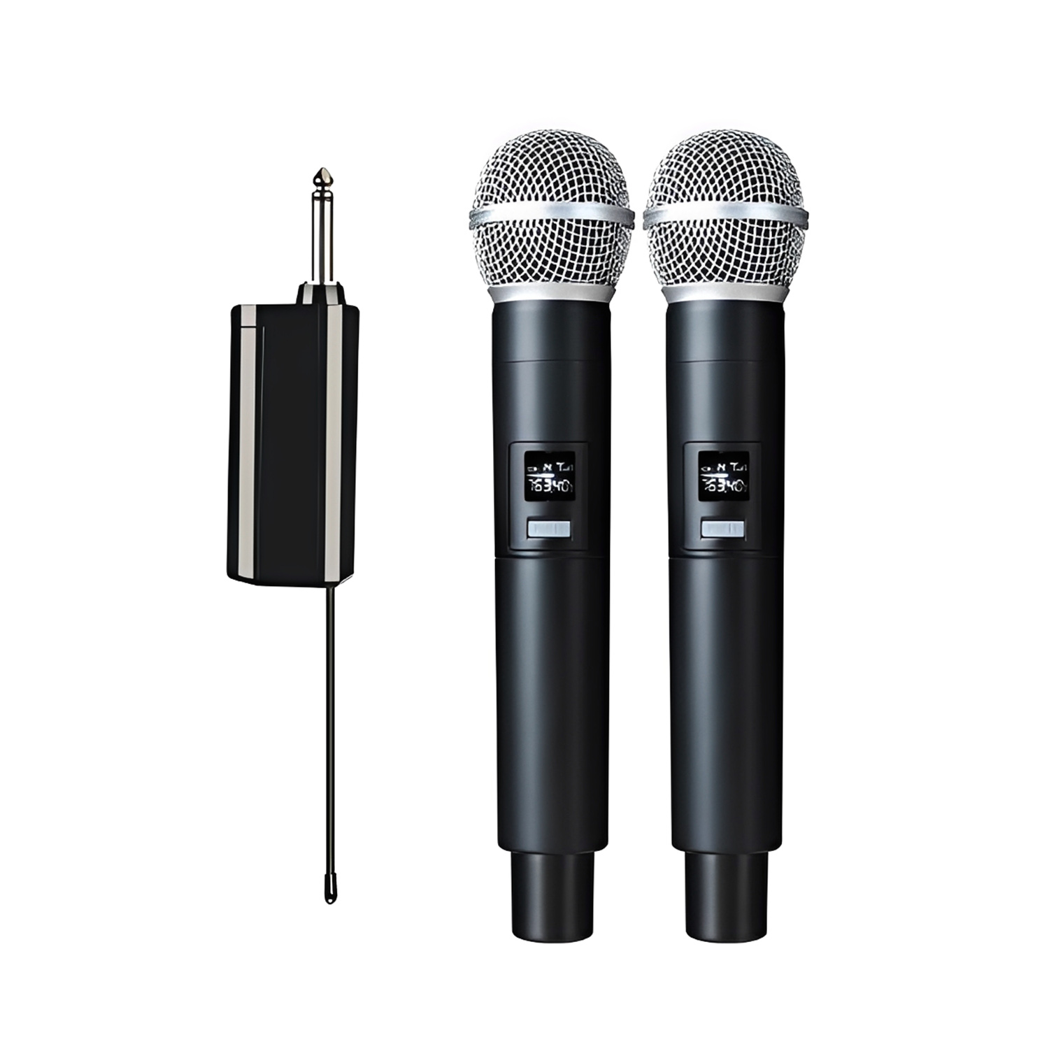 ELEGAUDIO U-58B rechargeable one-receiver/two-microphone system