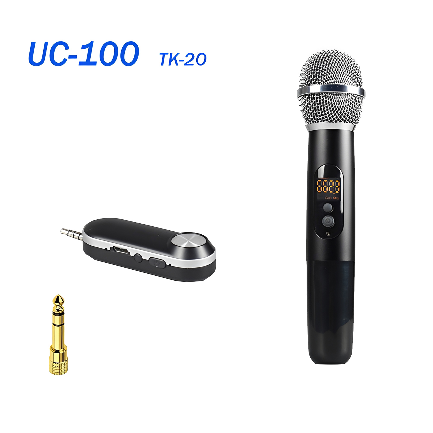 ELEGAUDIO UC-100 TK-20 single-channel uhf wireless microphone system
