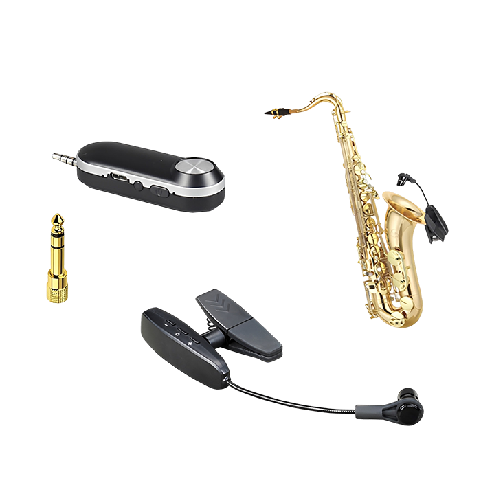 UC-100seriesYQ-10 Two Channles UHF Wireless Microphone For Sax