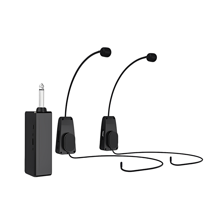 K-002 One to Two Head mounted Wireless Microphone